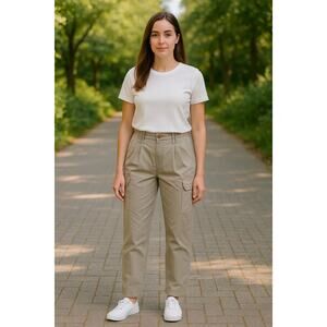 Lauren Ralph Lauren Black Label SZ 12 Women's Cargo Pants Khaki